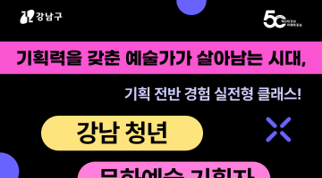 [강남구X문화예술] 강남구 문화예술 기획자 양성과정
